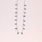 925 Sterling Silver Black Strip Stone Chain For Women