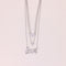 925 Sterling Silver 3 Layered Love Chain For Women