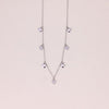 925 Sterling Silver Heart Charms Chain