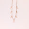 925 Sterling Silver Rose Gold Polished Key Charms Chain For Women