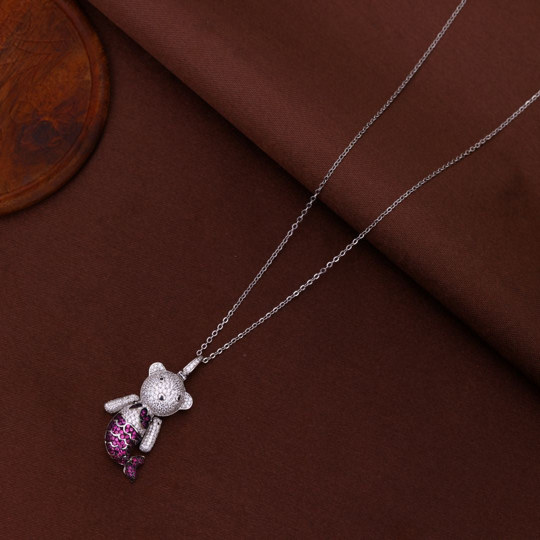 925 Sterling Silver Baby Mermaid Chain for Women