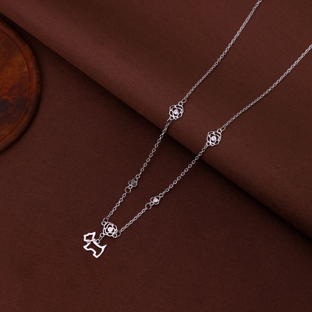 925 Sterling Silver Pet Friend Chain For Women