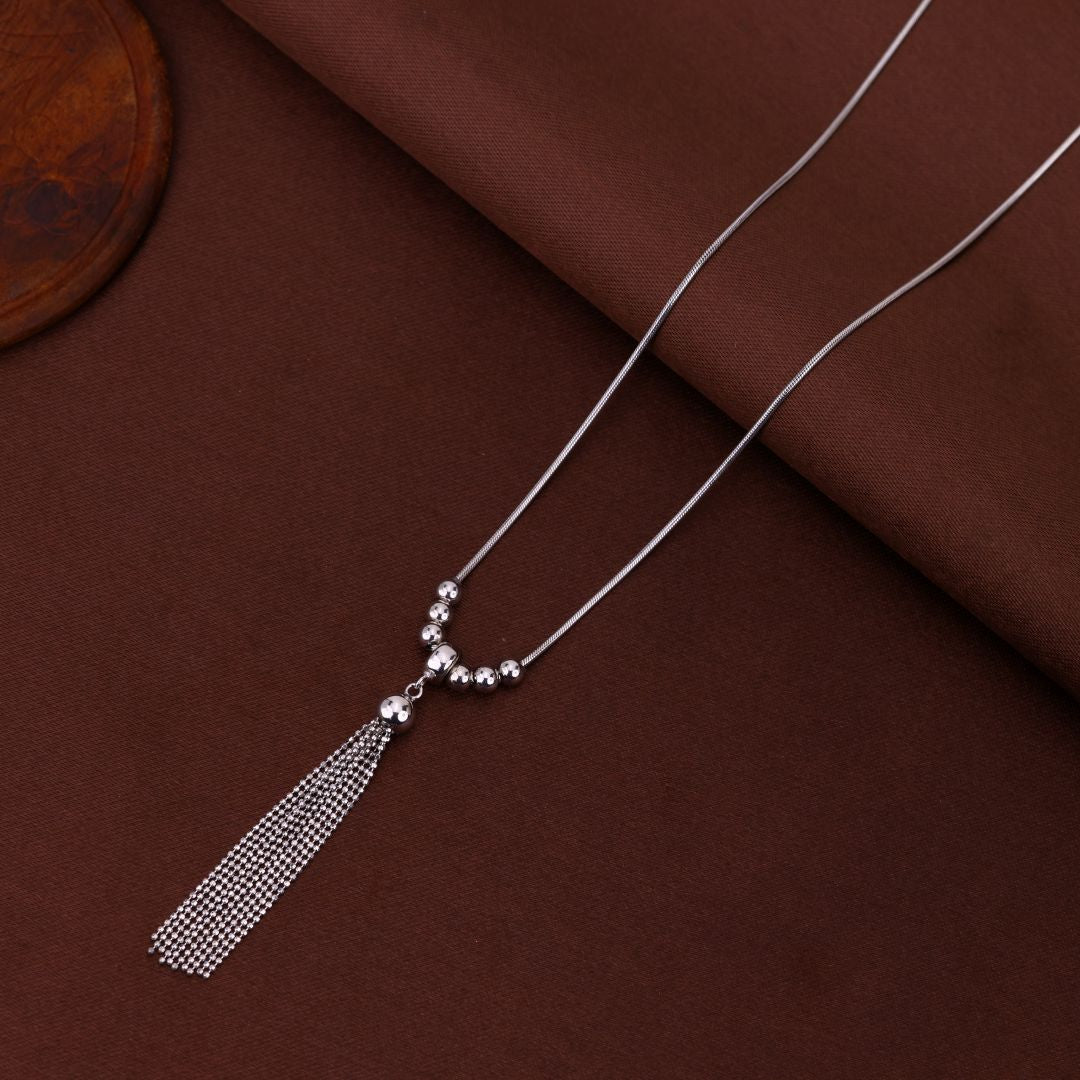 925 Sterling Silver Dropdown Chain For Women