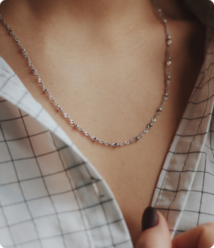 925 Sterling Silver Chain For Women