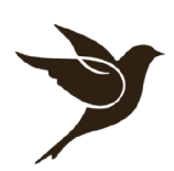 Logo of ARGELYA with a bird illustration on a white background
